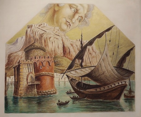 Alberto Savinio.La partida de los Argonautas,1933.Museo de Arte Moderno y Contemóráneo di Trento e Rovereto