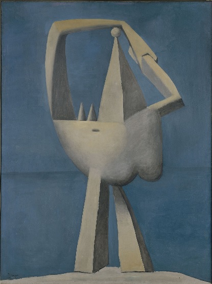 Desnudo de pie al borde del mar 1929.Óleo sobre lienzo.130x97cm. Metropolitan Museum of Art.