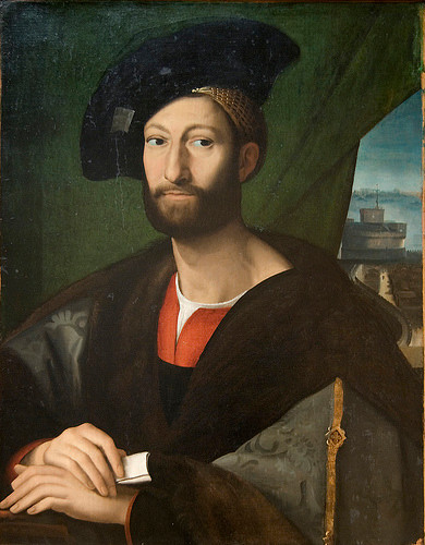 Giuliano de Medicis. Rafael y taller. 1515. Temple y óleo sobre lienzo. Museo Metropolitano de Nueva York.