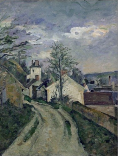 Cézanne.La casa del doctor Gachet en Auvers.