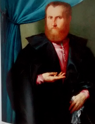 Retrato de un hombre con barba 1540.Óleo 97x85cm.Nueva Orleans Museum of Art..Tal vez, el retrato mas desconocido de Lotto, despierta una notable intimidad.Semblante adusto, singular por ser rubio y ojos azules, de tres cuartos esquema habitual.