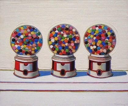 Wayne Thiebaud,Tres máquinas 1963.Fine Arts Museum of San Francisco.