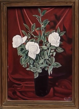 Cagnaccio di San Pietro Jarrón de rosas 1929.Colección particular.