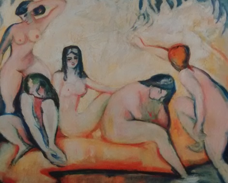 Othon Friesz.Les baigneuses o Señoritas de Marsella.Óleo sobre lienzo.115x122cm. Asociacion de Amigos de Petir Palais,Ginebra.