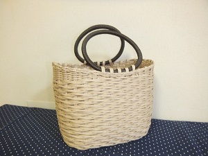 No.121　松葉鎧編みバッグ　　　　　　　　　　　　　　¥2700