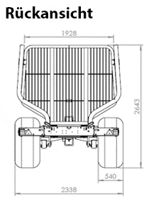 Uniforst Rückewagen 17.52 / 7286 Rückansicht | Medl GmbH - Landtechnik Großhandel