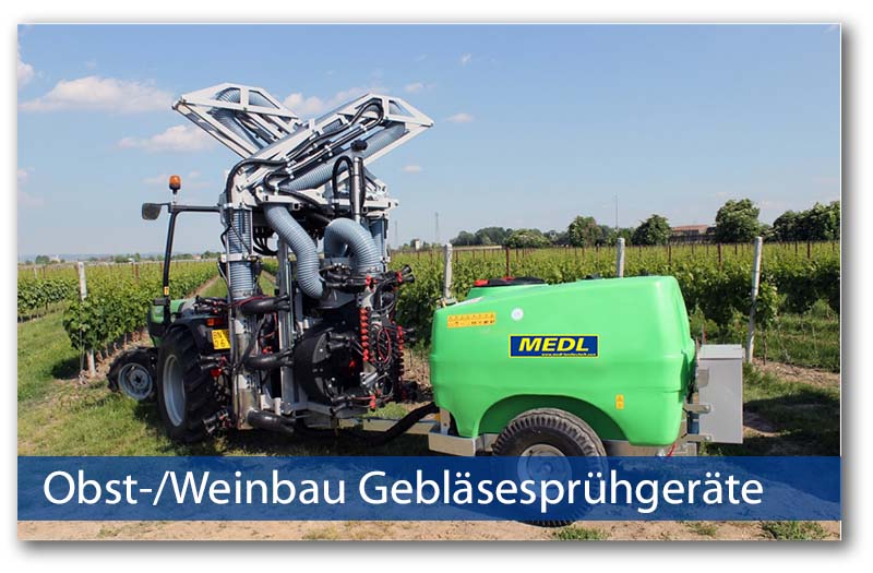 Wein-/Obstbau Gebläsesprühgeräte von Medl