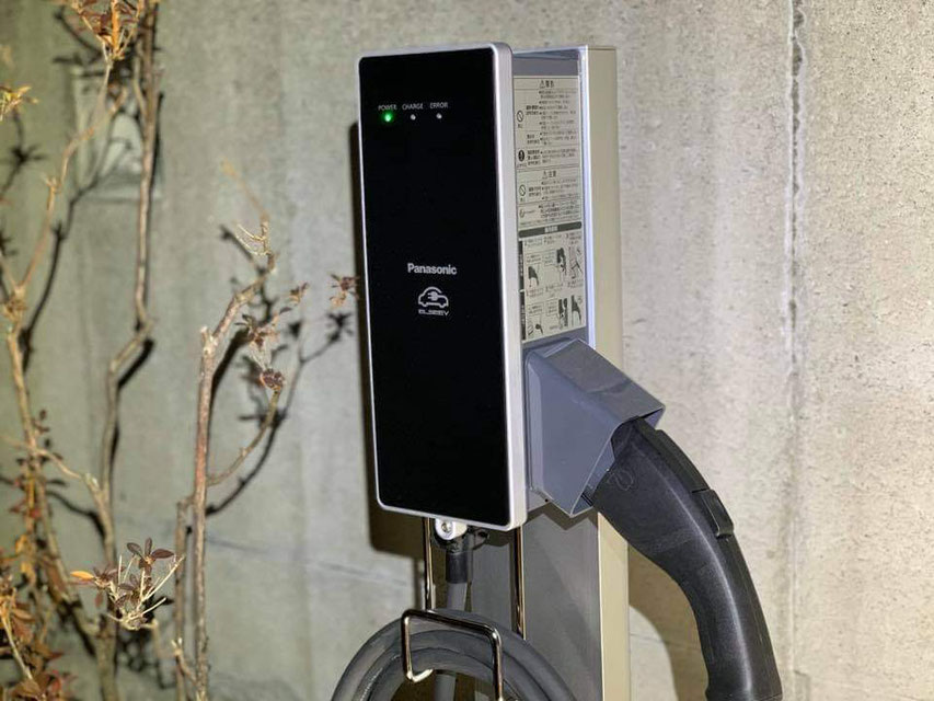 充電設備　充電スタンド　パナソニック　ＥＶ　ＰＨＶ　ＰＨＥＶ　V2H　富士市　業者