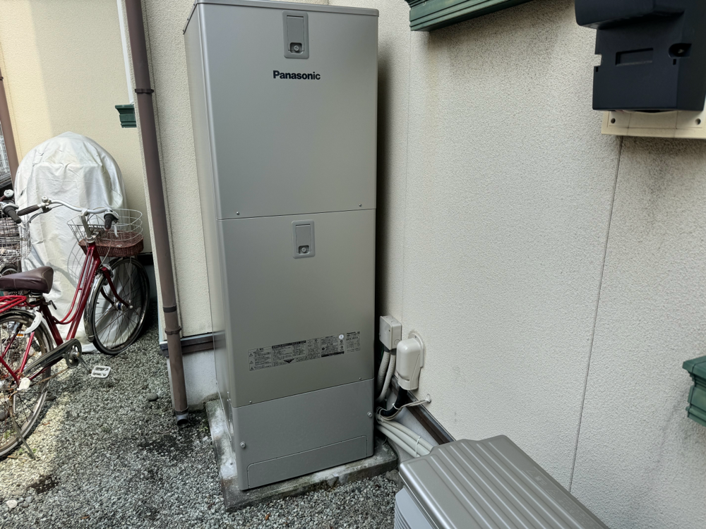 パナソニック エコキュート HE-JPU37LQS設置工事 富士市にて