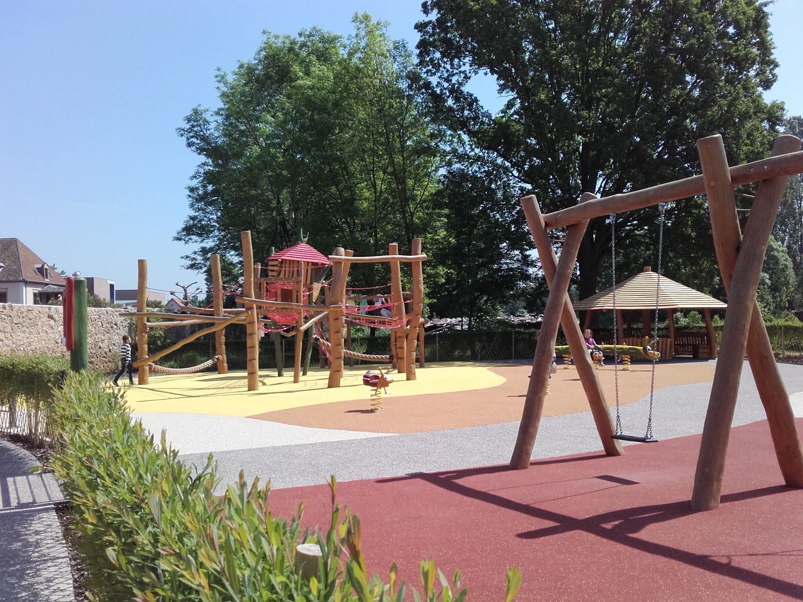 Nouveau parc de jeux pour les enfants - Rosheim Alsace - Gite du leimen