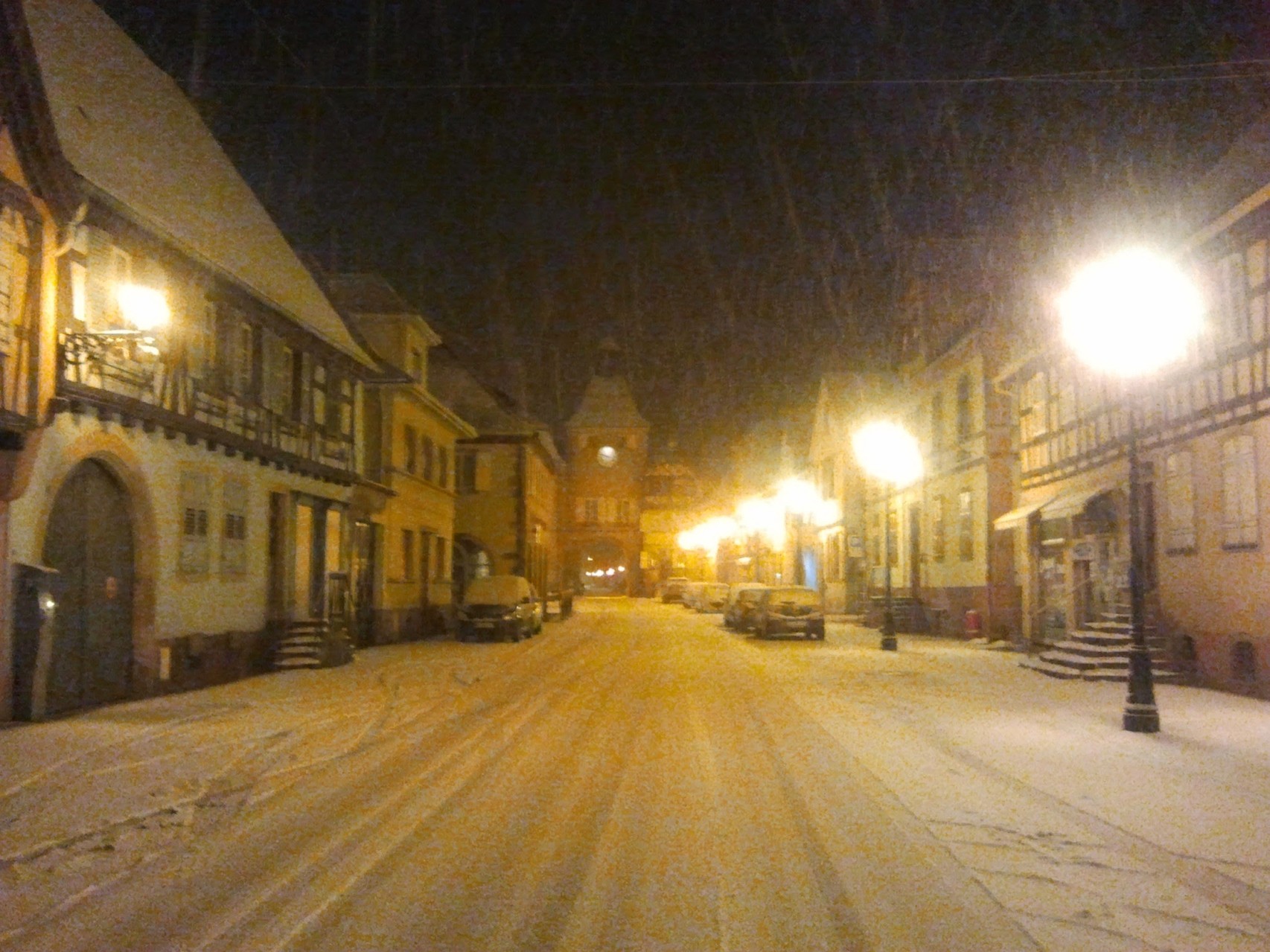 Rosheim sous la neige - Gite du Leimen en Alsace