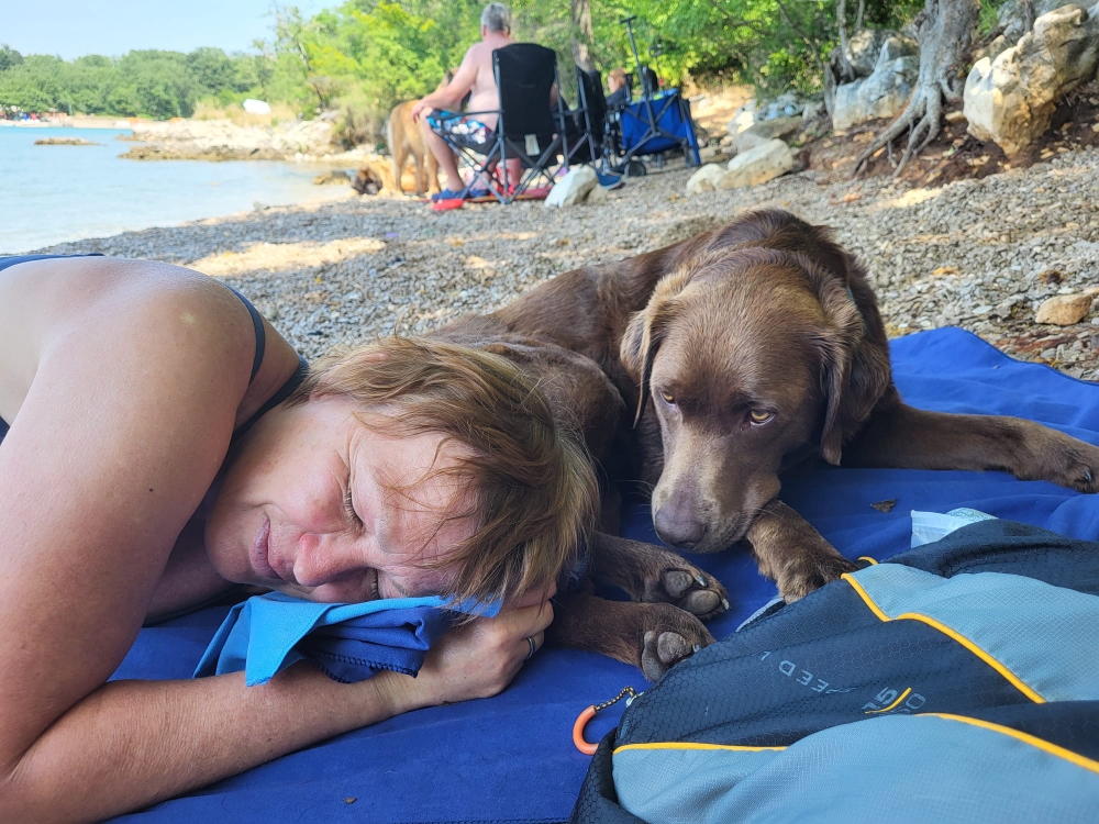 Angekommen und erstmal Pause