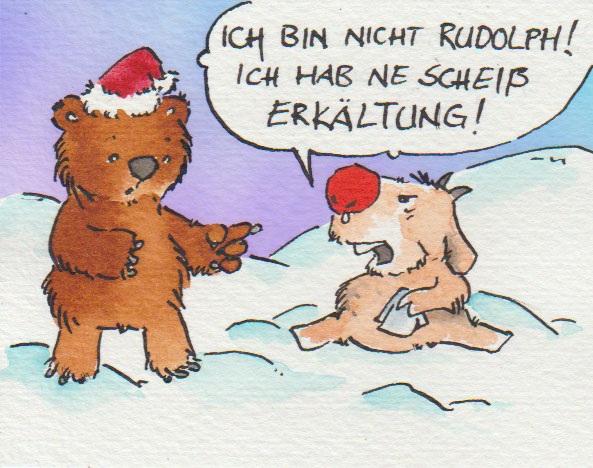 Zeichnung: .. mal ein etwas anderer "Rudolf"