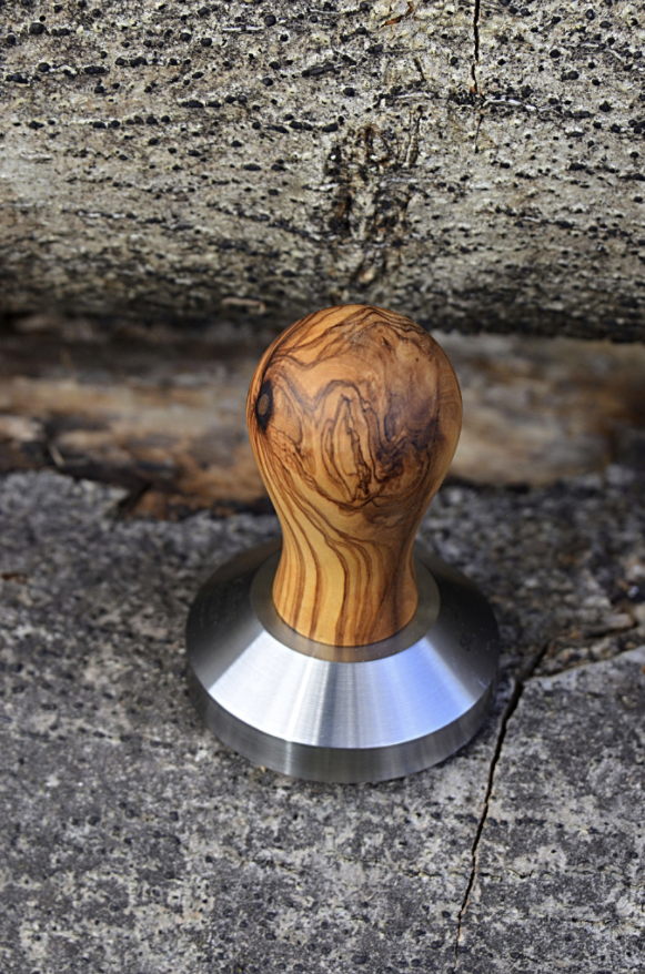 Tamper aus Olivenholz