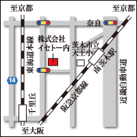 大阪事業所地図