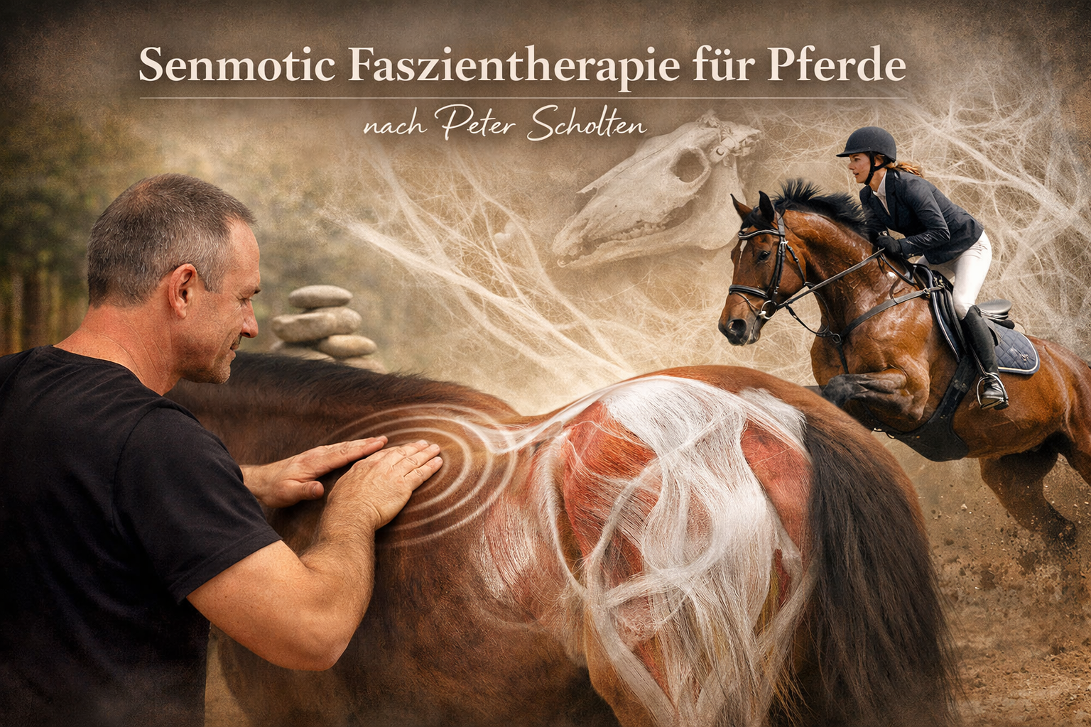 Faszientherapie Pferd – die Entstehung der Senmotic Faszien Therapie