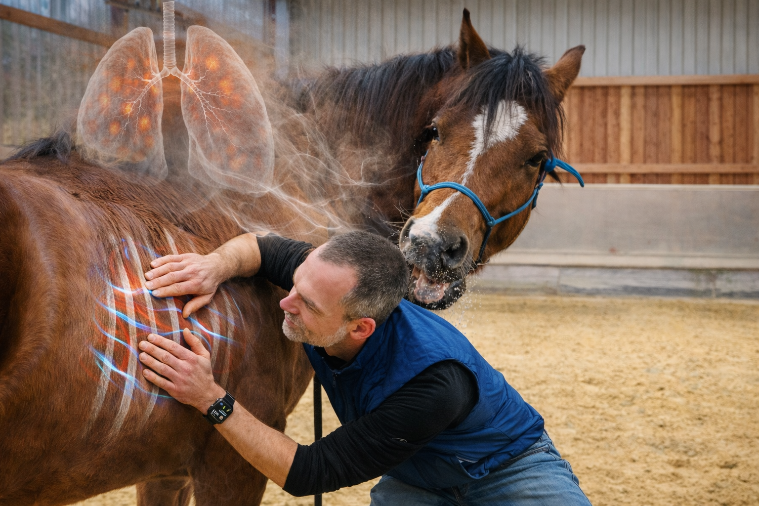 Husten beim Pferd – was Faszien damit zu tun haben