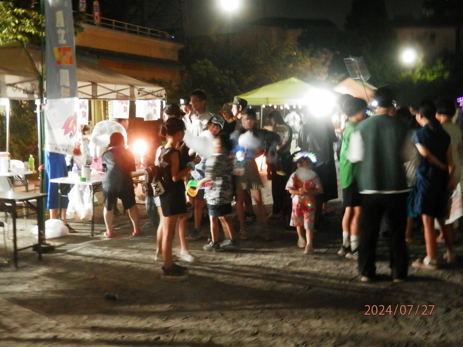 樽町中学５０周年ののぼりも