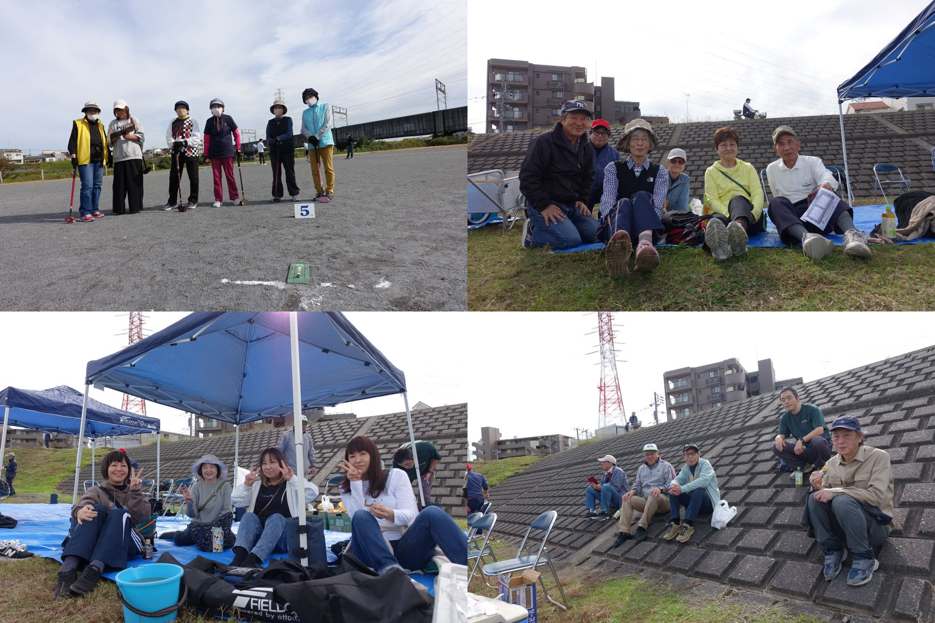 ゲーム待ち、休憩エリヤでポーズ