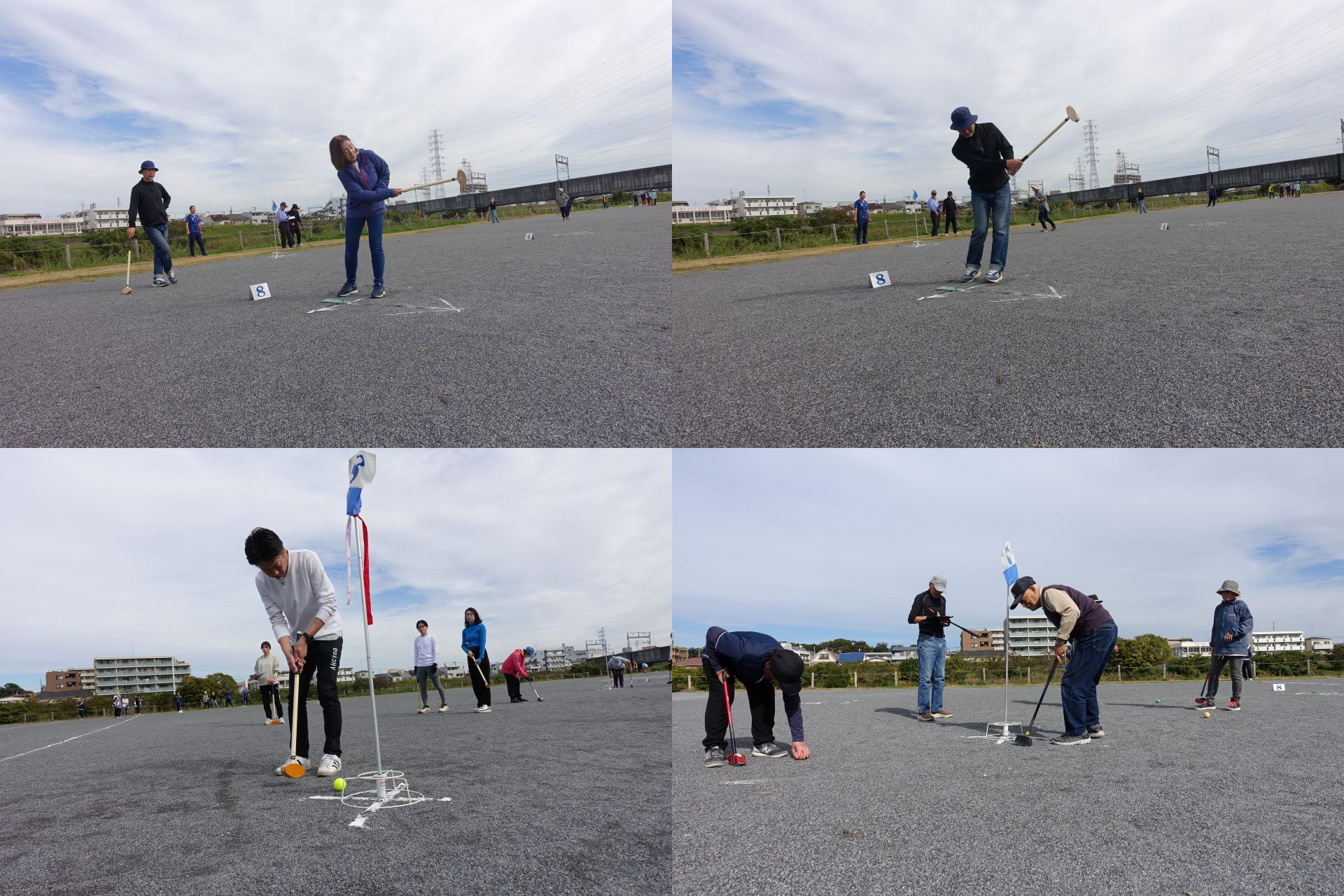 Aコースで８ホール