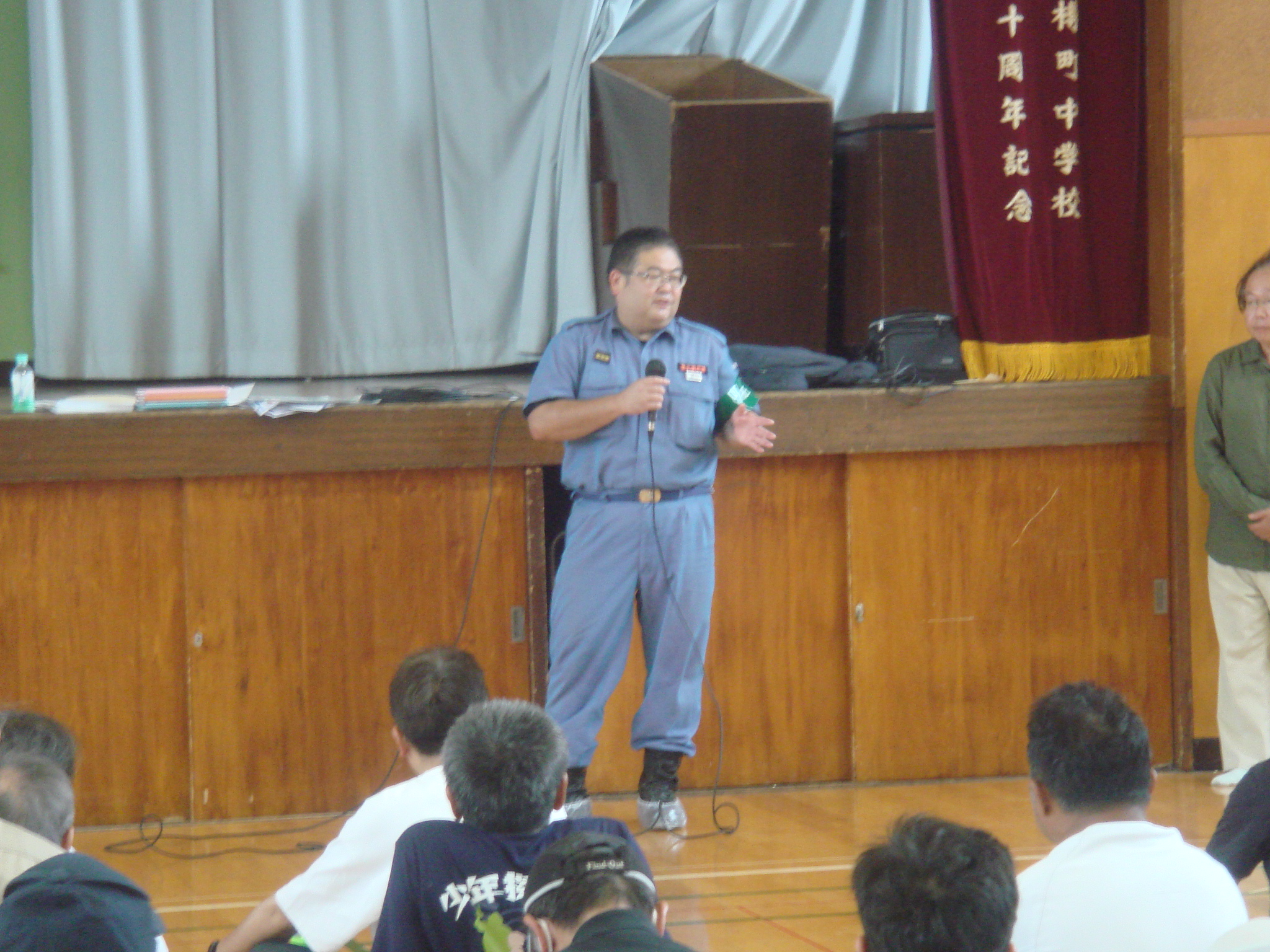 樽町消防団班長は団員募集の声かけも。