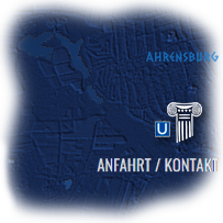 Grafik: "Anfahrt / Kontakt zum AHRENSBURGER GRILL ZUM GRIECHEN GMBH Griechischer Grillimbiss, Ohlendamm 1, 22926 Ahrensburg