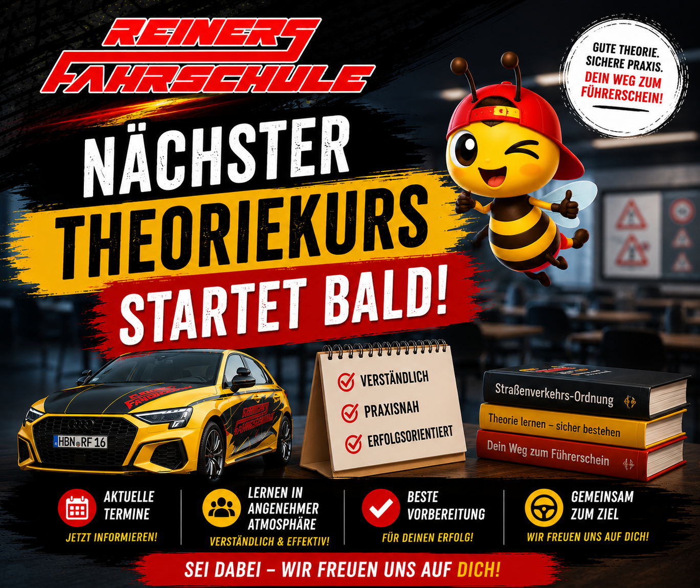 Wann findet der nächste Theorie-Kurs statt?