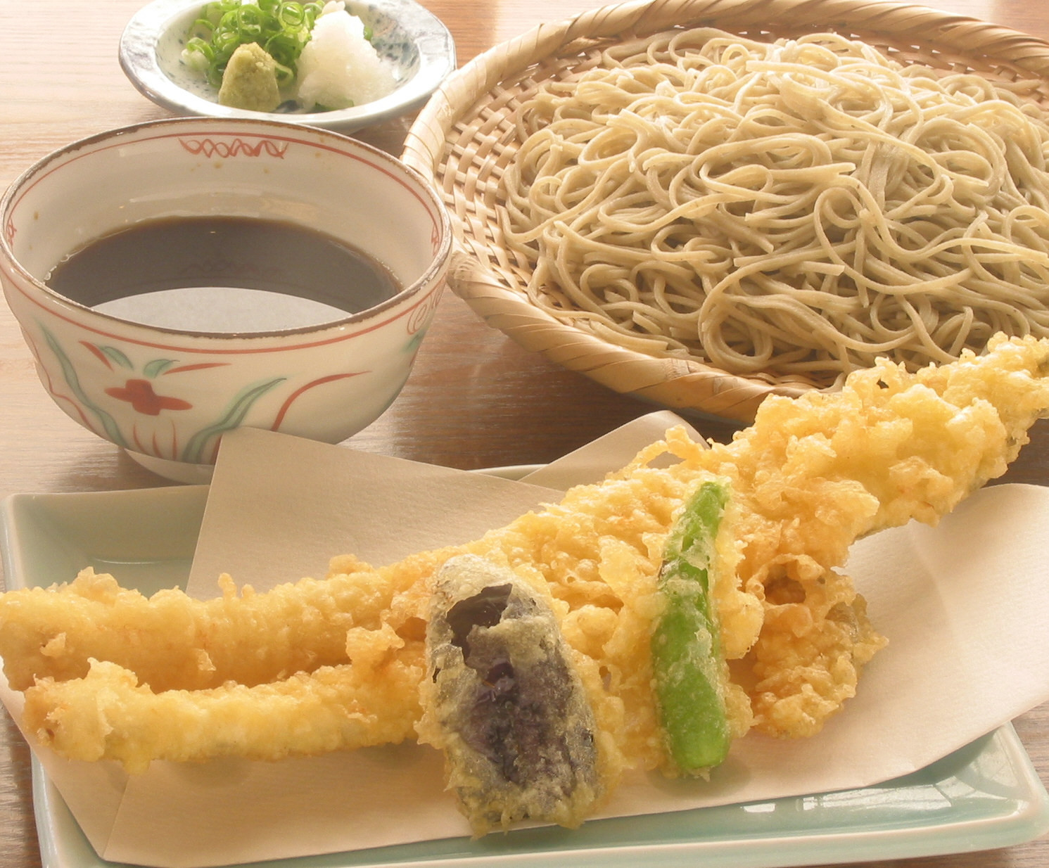 穴子天せいろ