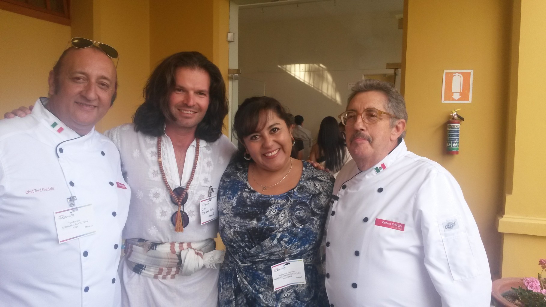 Encuentros y camaradería en La Gran Noche del Chef. FOTO: Areli Ávila