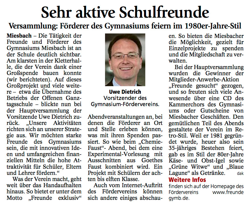Miesbacher Merkur, 02. April 2016