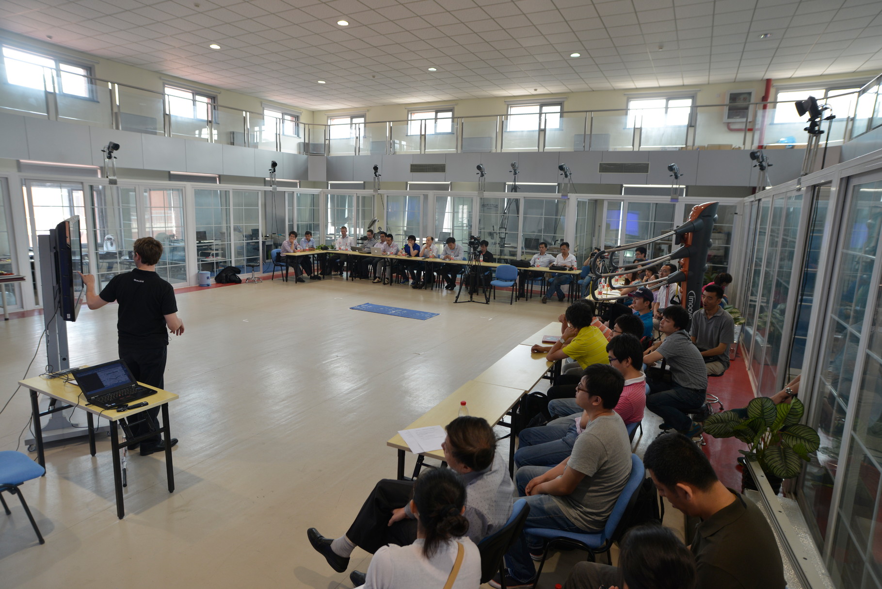 Presentation and demonstration at Beijing Sports University, China