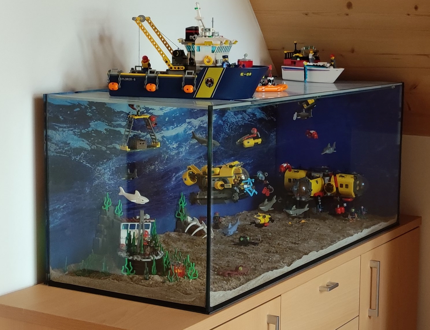 Lego Unterwasser Diorama