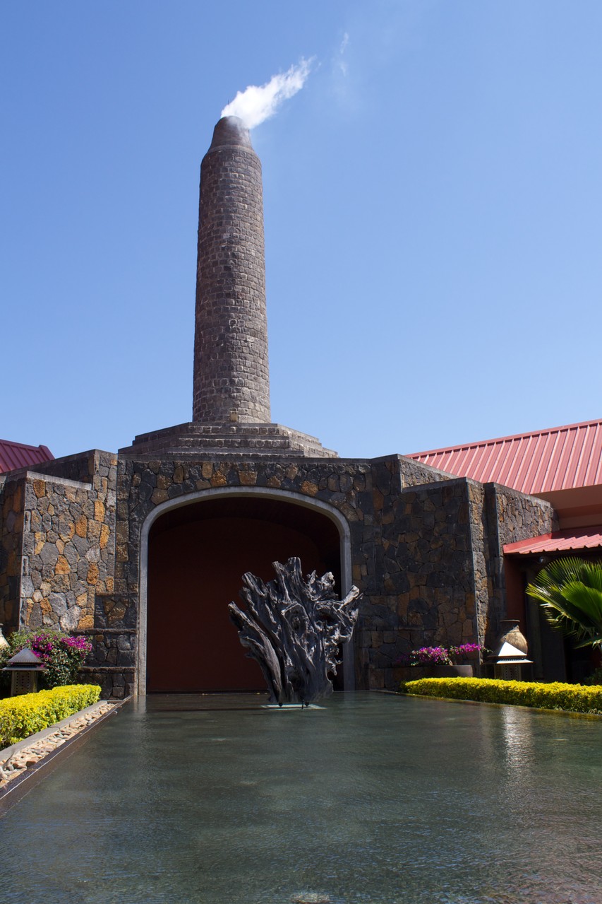 Fabrik auf Mauritius