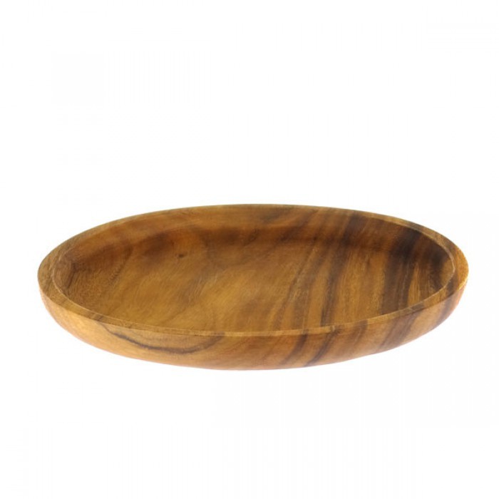 ein Schälchen Teller aus Holz Akazie 10 x 2,5 cm fair gehandelt 