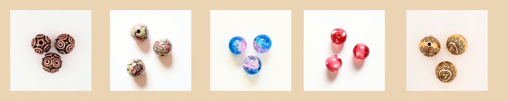 Verschiedene Guru-Perlen als Mittelpunkt für Mala und Schmuck