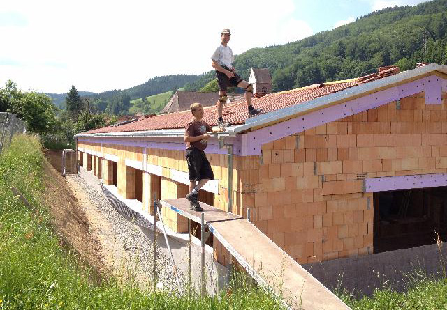 Kindergarten Mühlenbach, Erweiterung Hochbau