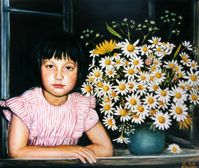 Am Blumenfenster 1996