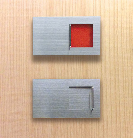 在・不在表示サイン、ON OFFサイン、会議室使用中表示 小型