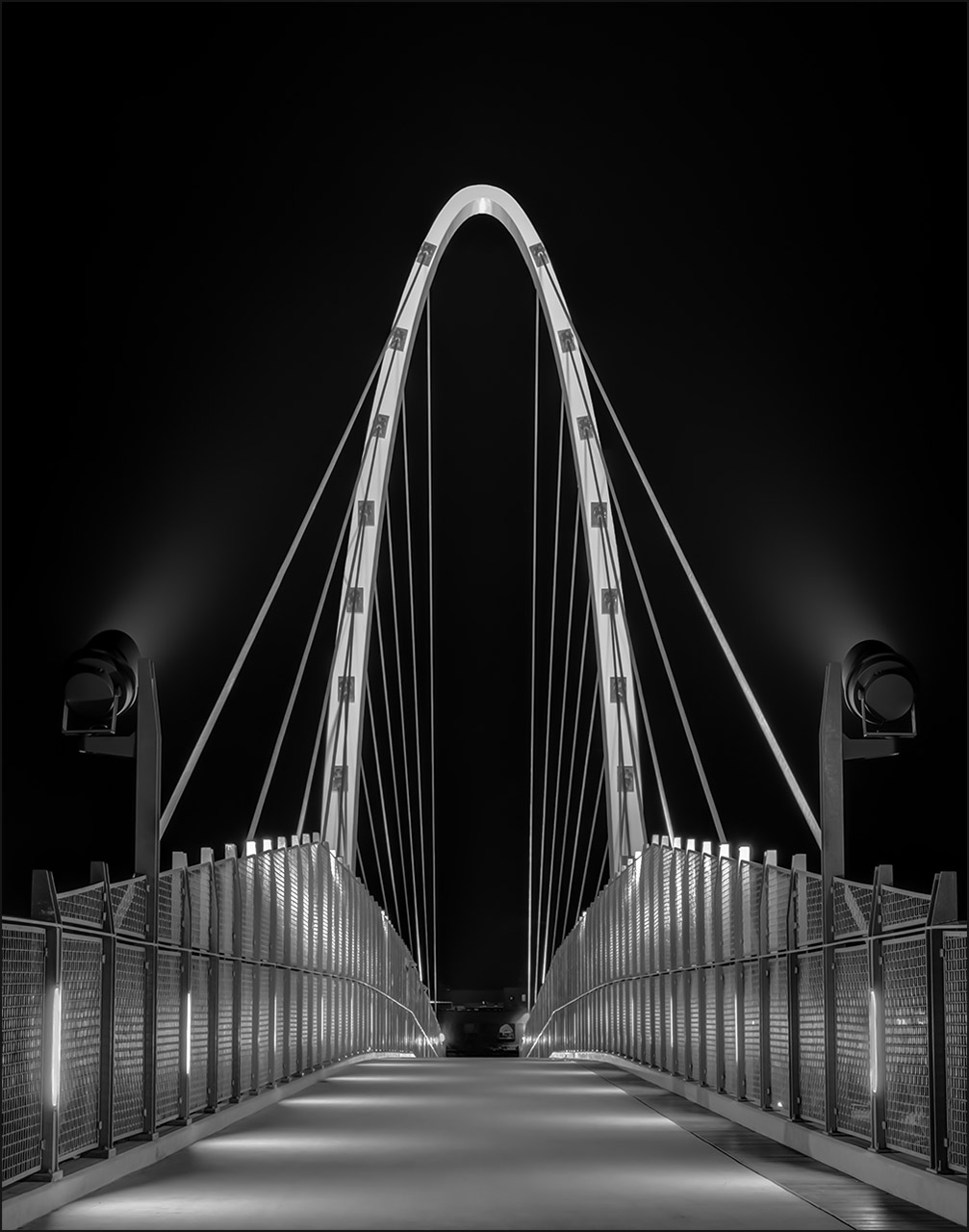Pictorial Mono: "University District Gateway Bridge" by James White