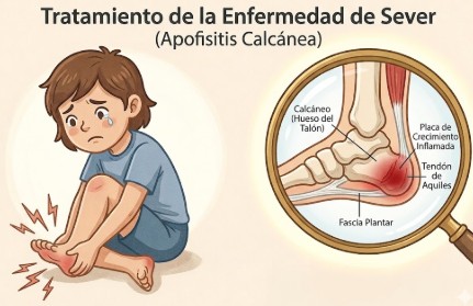 Enfermedad de Sever en Lepe (Huelva): dolor de talón en niños y tratamiento