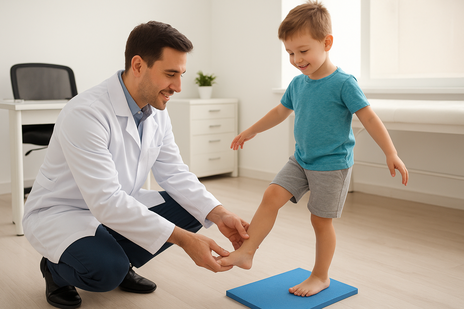 Importancia del control podológico en los niños pequeños