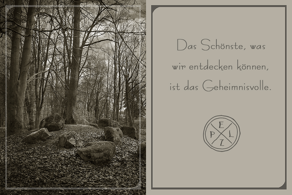 Titel: Nr. 5 / Das Geheimnisvolle - Exponatgröße: 10 x 15 - Art: Fotografie / Kunstkarte - © by Pelz 2018