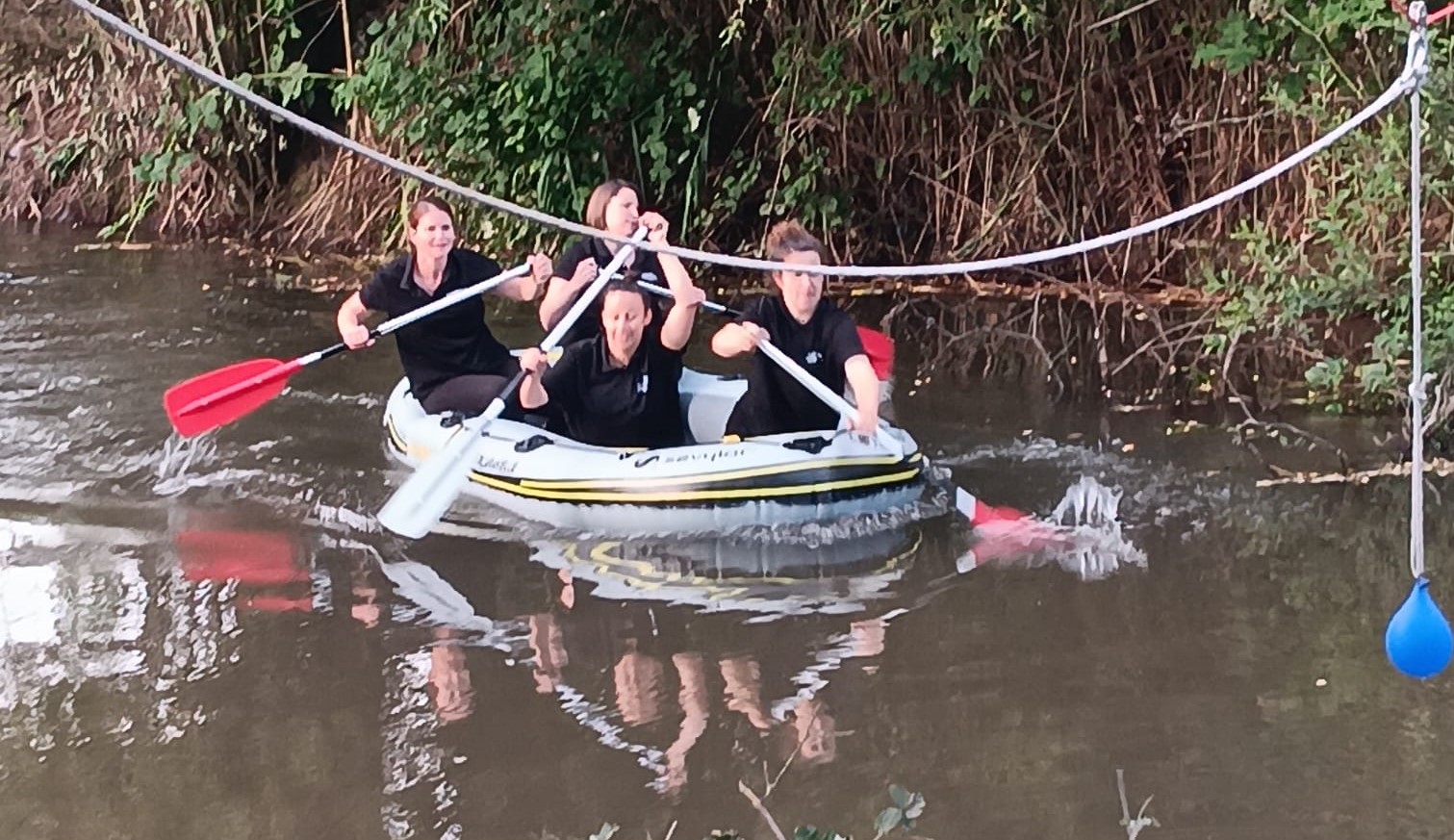 Wasser Marsch - Paddelbootmeisterschaft in Schuttern