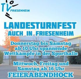 Landesturnfest - TV Friesenheim mächtig eingebunden