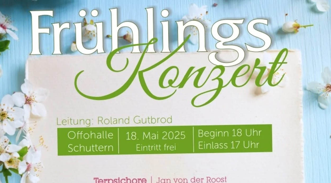 Frühlingskonzert am 18.Mai in Schuttern