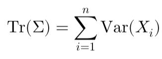 Comprendre la trace de la matrice de covariance en termes simples