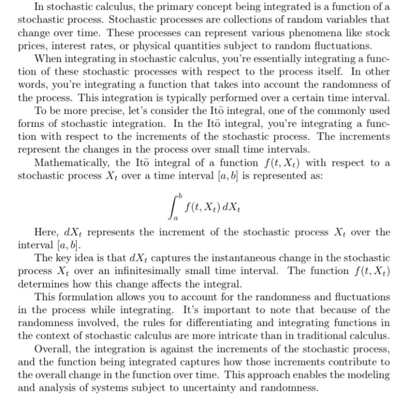 Integration applied to finance in Simple Terms