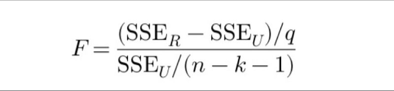 The joint F-Statistic in Simple Terms