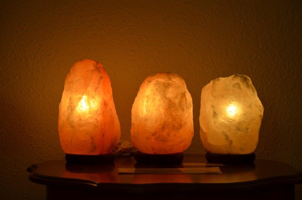 Salzkristall Lampen