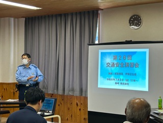 第26回 交通安全講話会を行いました